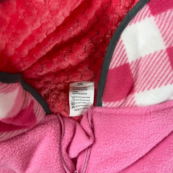 Dog Winter Plush Coat with Harness Hole, Reflective Vest for Outdoors - Picture 7 of 7